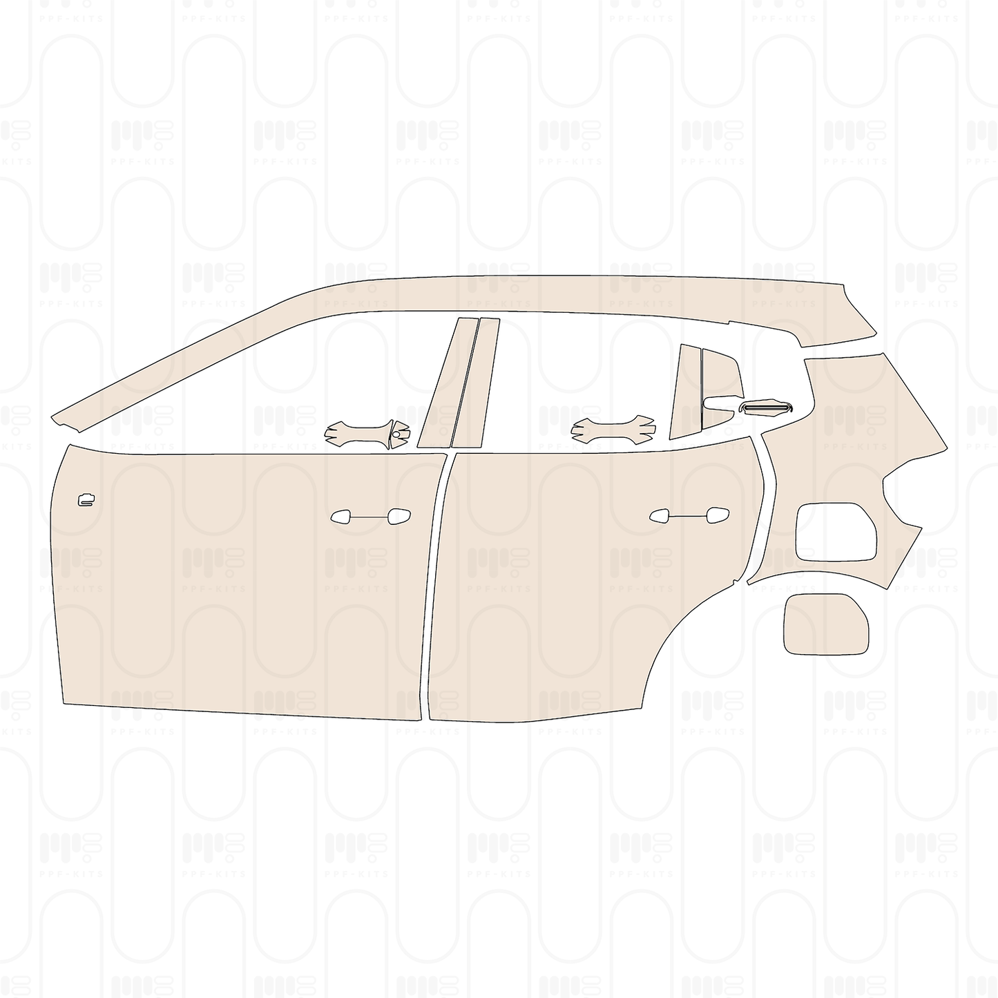 Pre-Cut PPF Citroen ë-C3 (EU) 2025