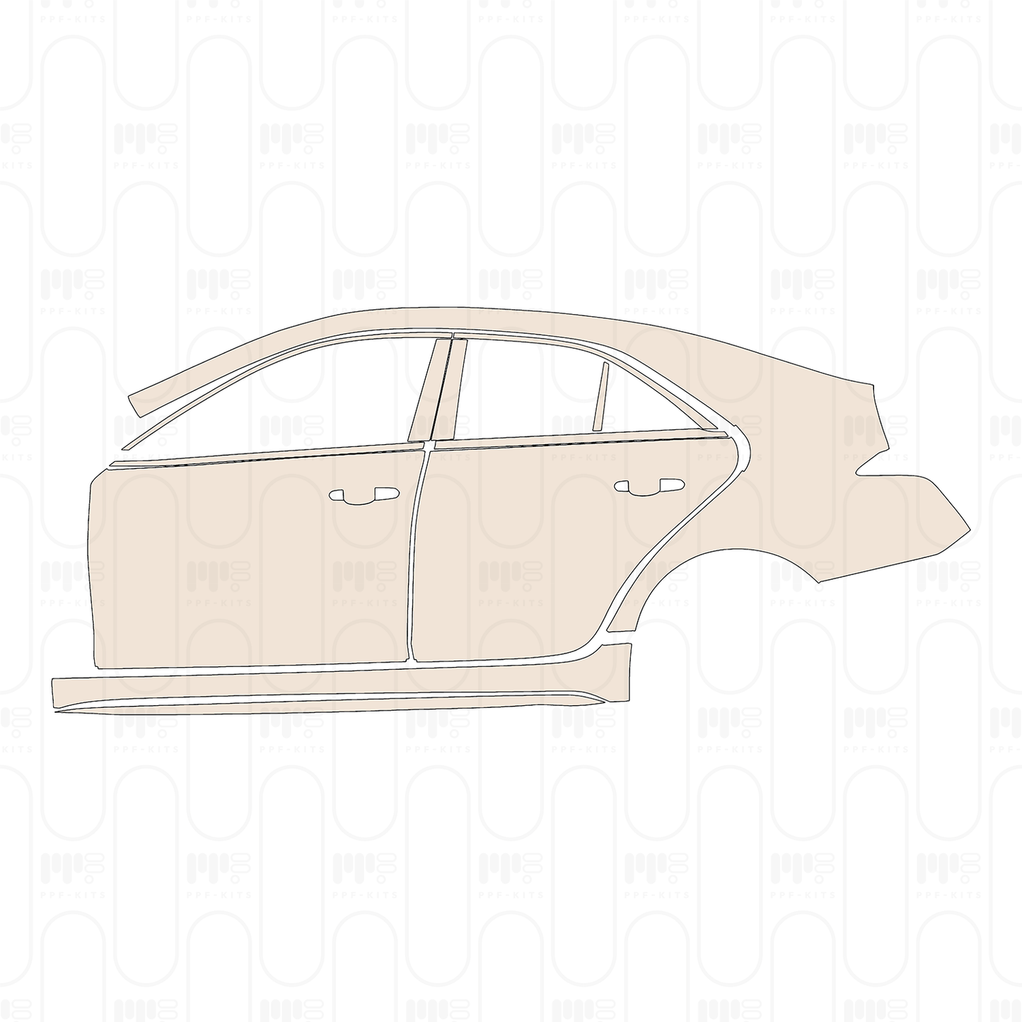 PPF precortado Cadillac CT4 Sport 2025