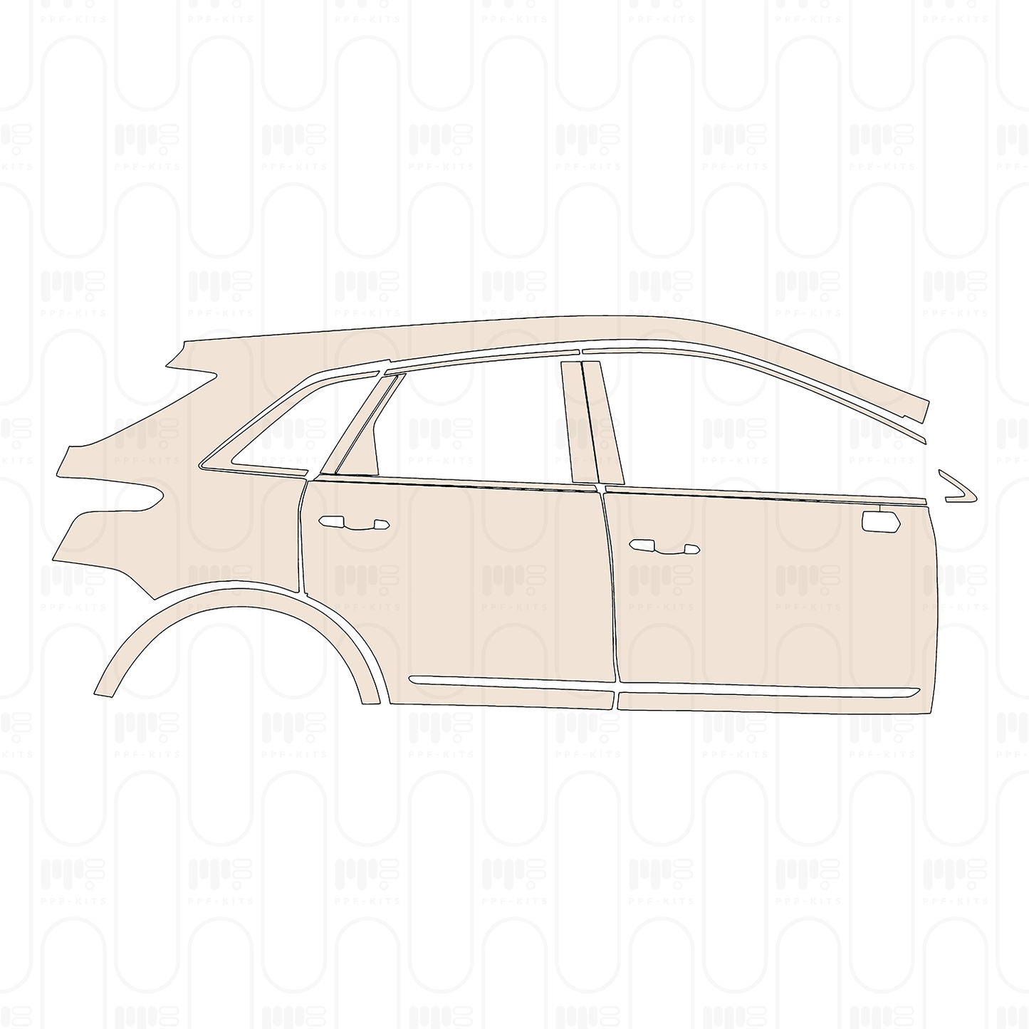 PPF precortado Cadillac XT5 (US) 2026
