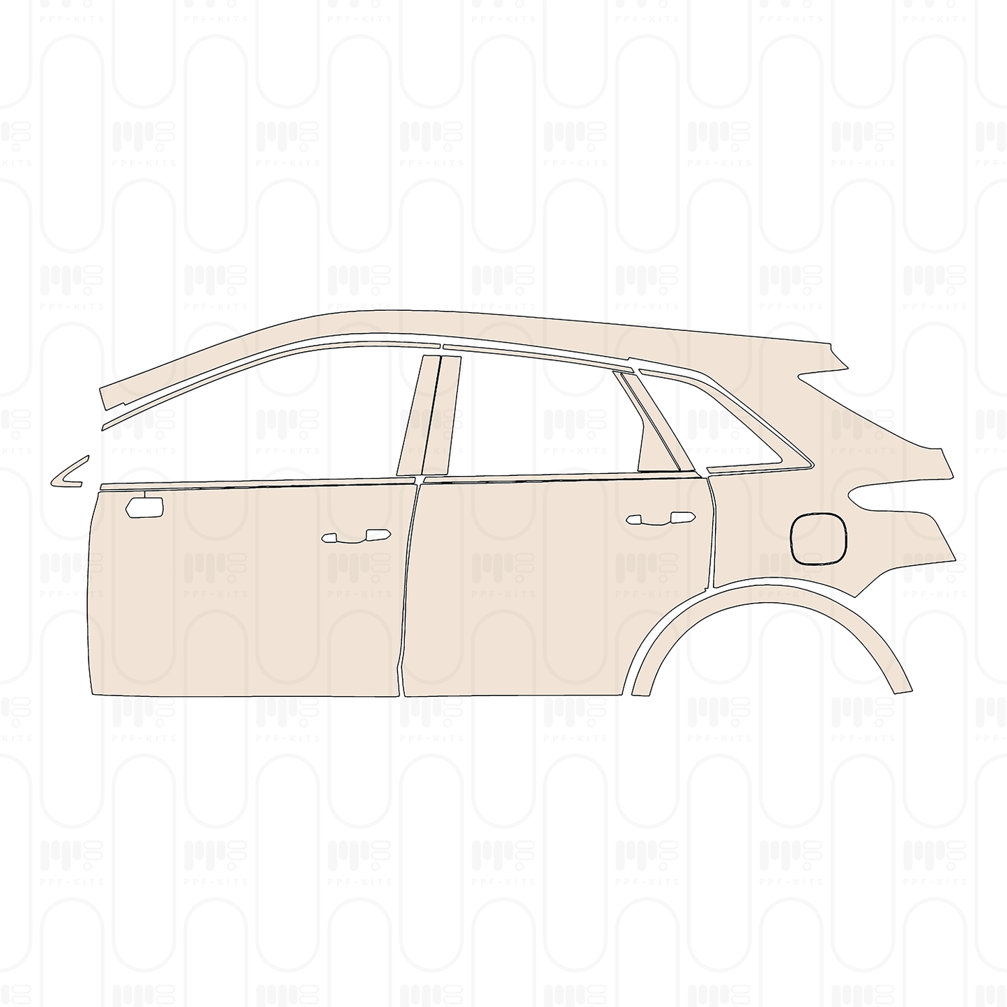 PPF precortado Cadillac XT5 (US) 2026