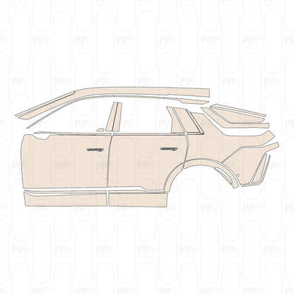 Pre-Cut PPF Cadillac LYRIQ 2025