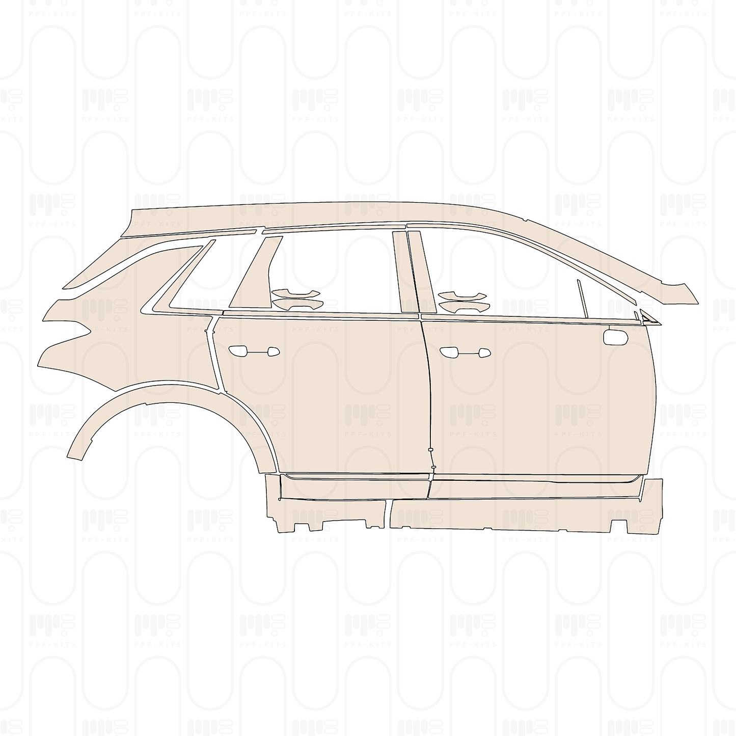 Pre-Cut PPF Cadillac XT5 (CN) 2026