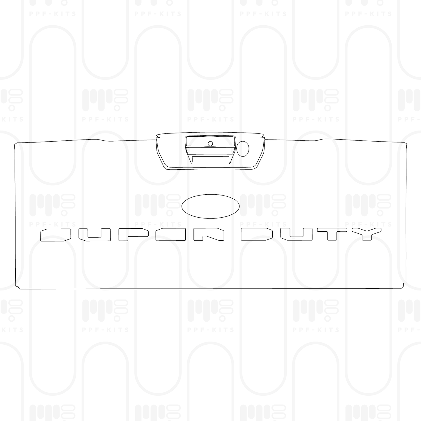 Pre-Cut PPF Ford Super Duty F-350 Crew Cab XLT 2025