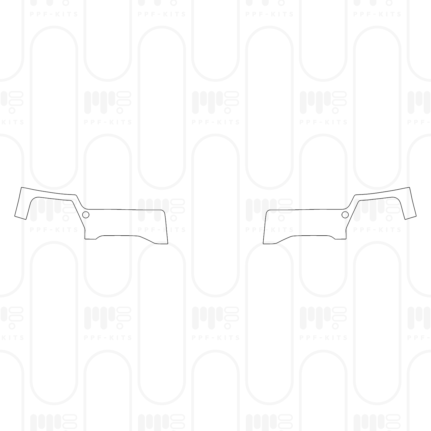 Pre-Cut PPF Ford Super Duty F-350 Crew Cab XLT 2025