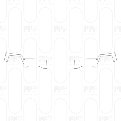 Pre-Cut PPF Ford Super Duty F-350 Crew Cab XLT 2025