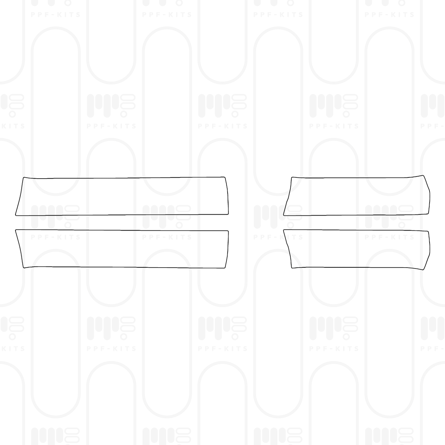 Pre-Cut PPF Ford Super Duty F-350 Crew Cab XLT 2025