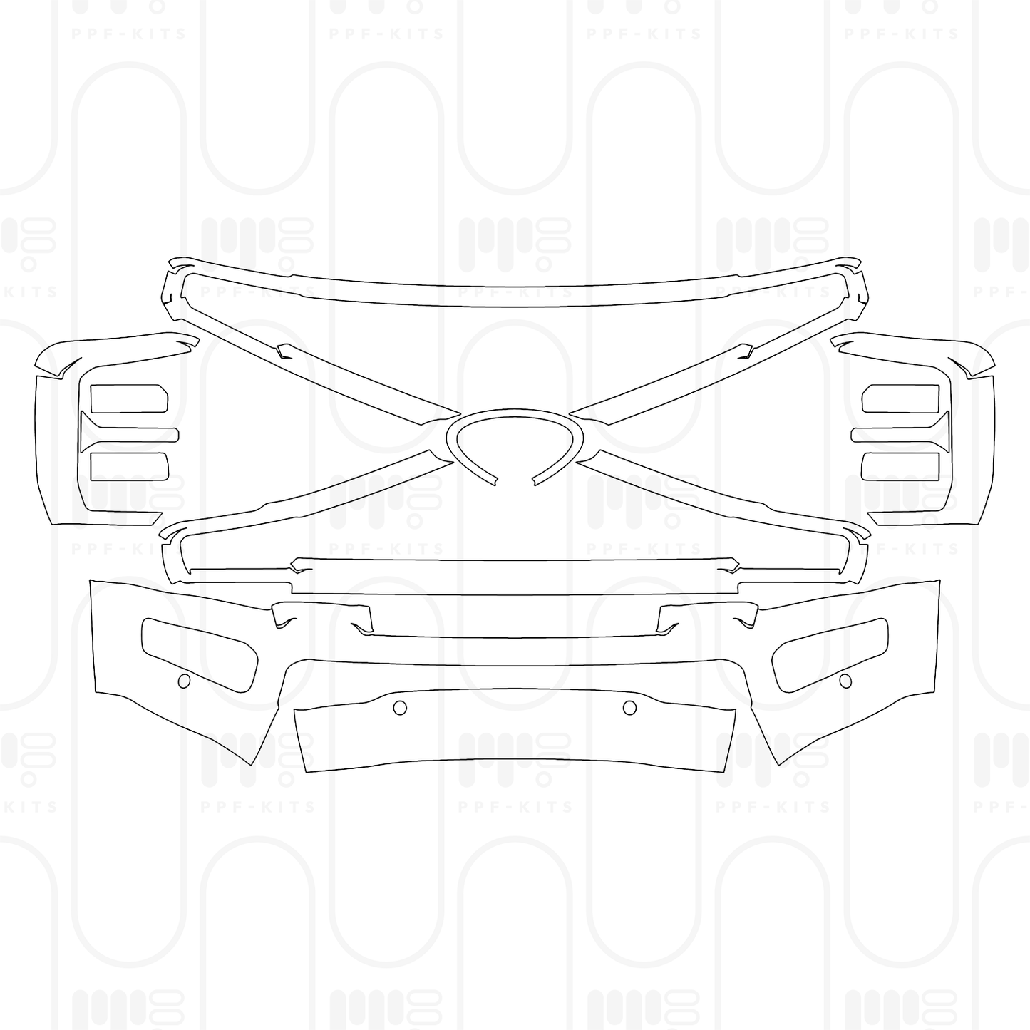 Pre-Cut PPF Ford Super Duty F-250 Crew Cab King Ranch 2026