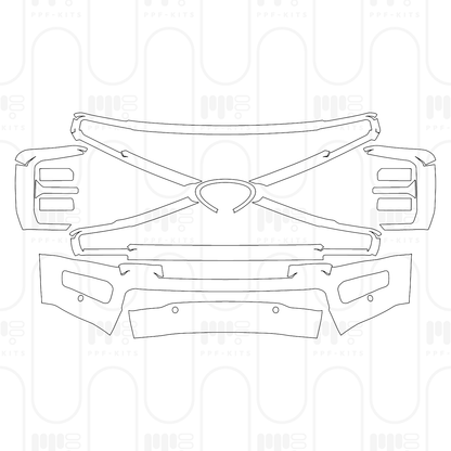 Pre-Cut PPF Ford Super Duty F-250 Crew Cab King Ranch 2026