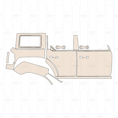 Pre-Cut PPF Ford Bronco 4 Door Raptor 2025