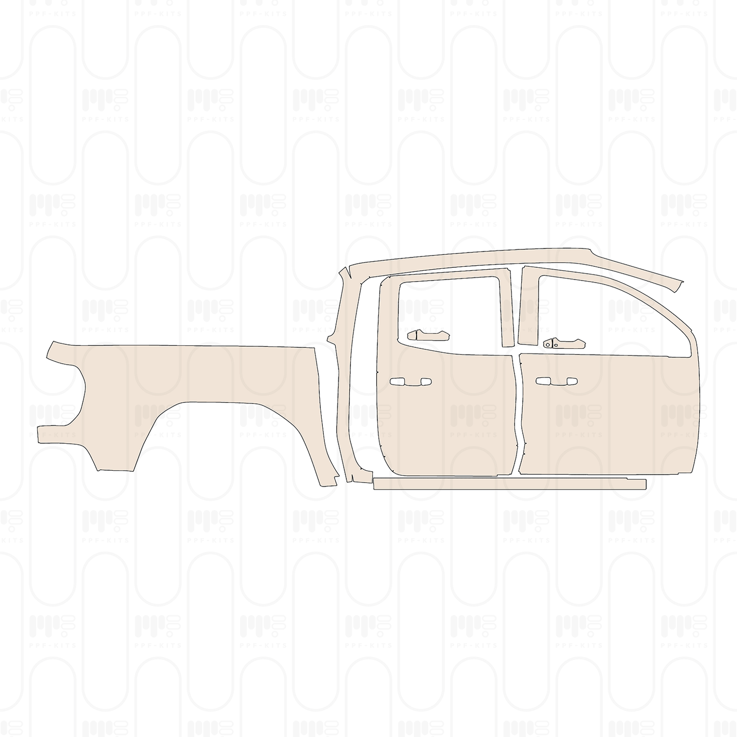 PPF precortado GMC Canyon AT4X 2026