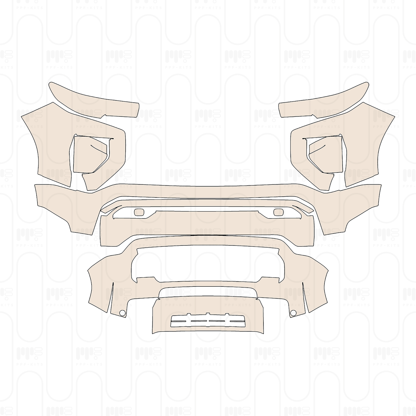 PPF precortado GMC Canyon AT4X 2026