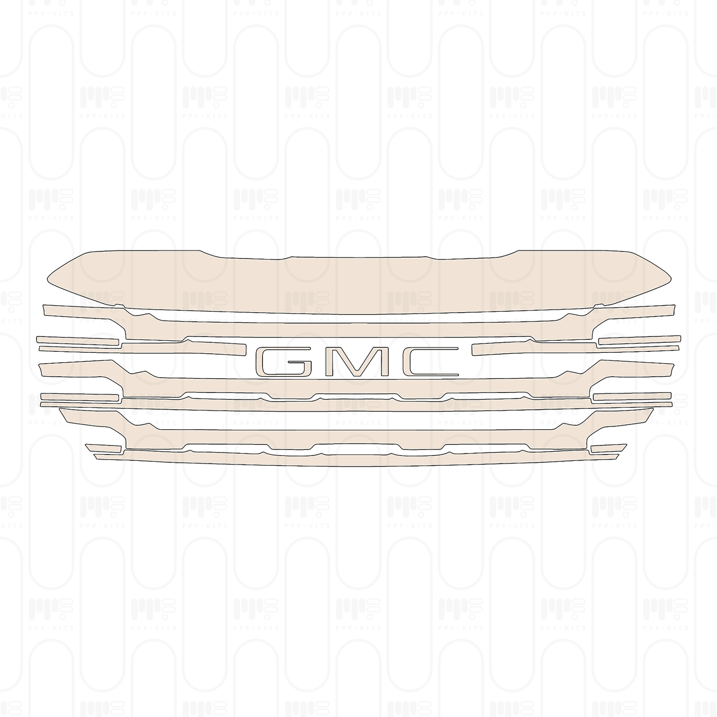 Pre-Cut PPF GMC Sierra 1500 Crew Cab ELEVATION 2026
