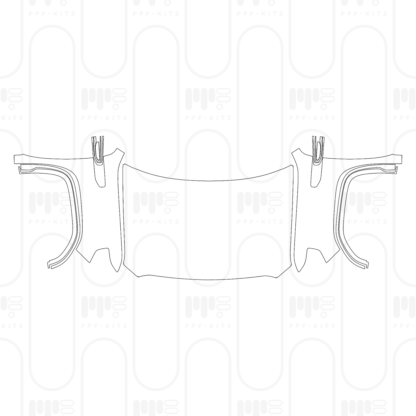 Pre-Cut PPF GMC Sierra 1500 Crew Cab AT4 2026