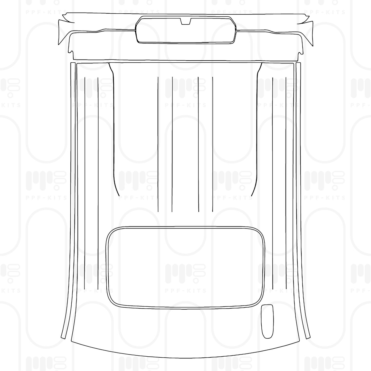 Pre-Cut PPF GMC Sierra 1500 Crew Cab AT4 2026