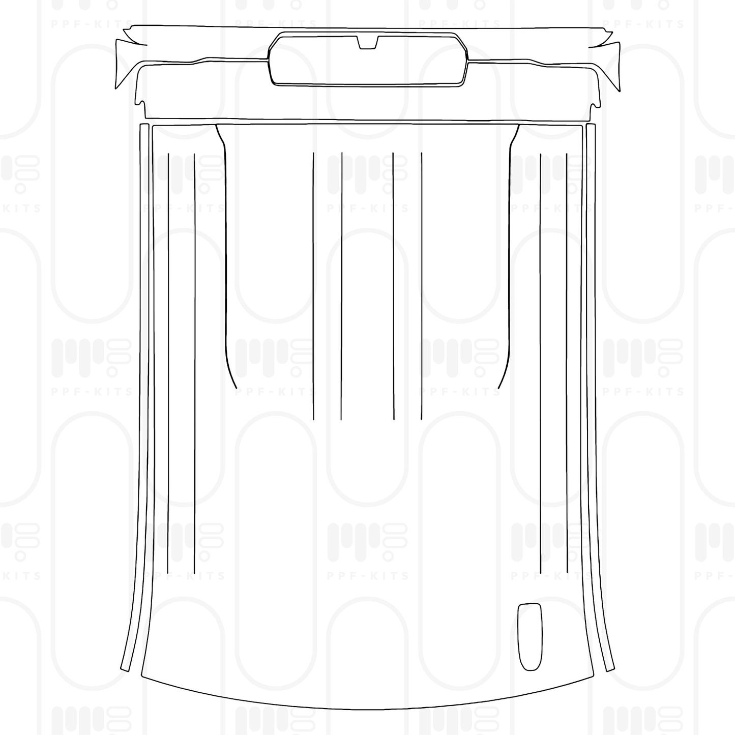 Pre-Cut PPF GMC Sierra 1500 Crew Cab AT4 2026