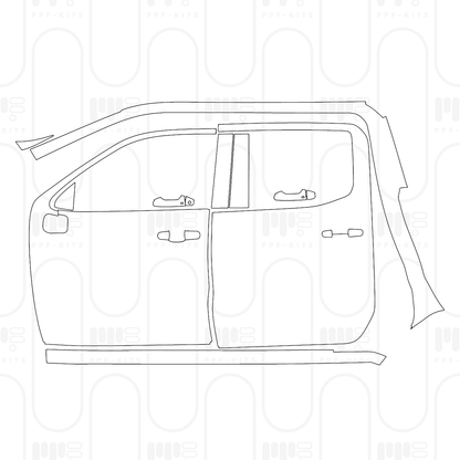 Pre-Cut PPF GMC Sierra 1500 Crew Cab AT4 2026