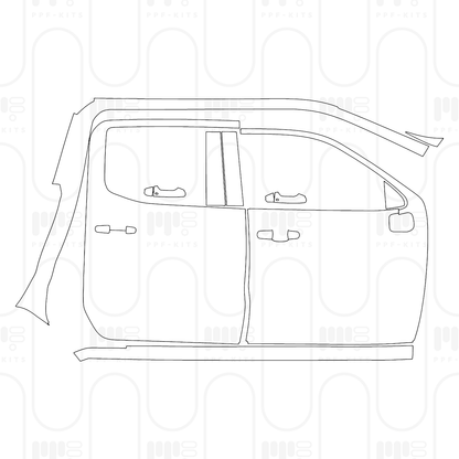 Pre-Cut PPF GMC Sierra 1500 Crew Cab AT4 2026