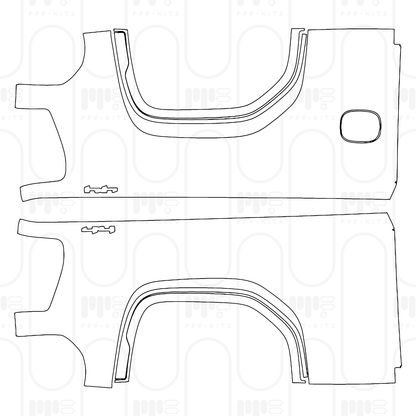 Pre-Cut PPF GMC Sierra 1500 Crew Cab AT4 2026