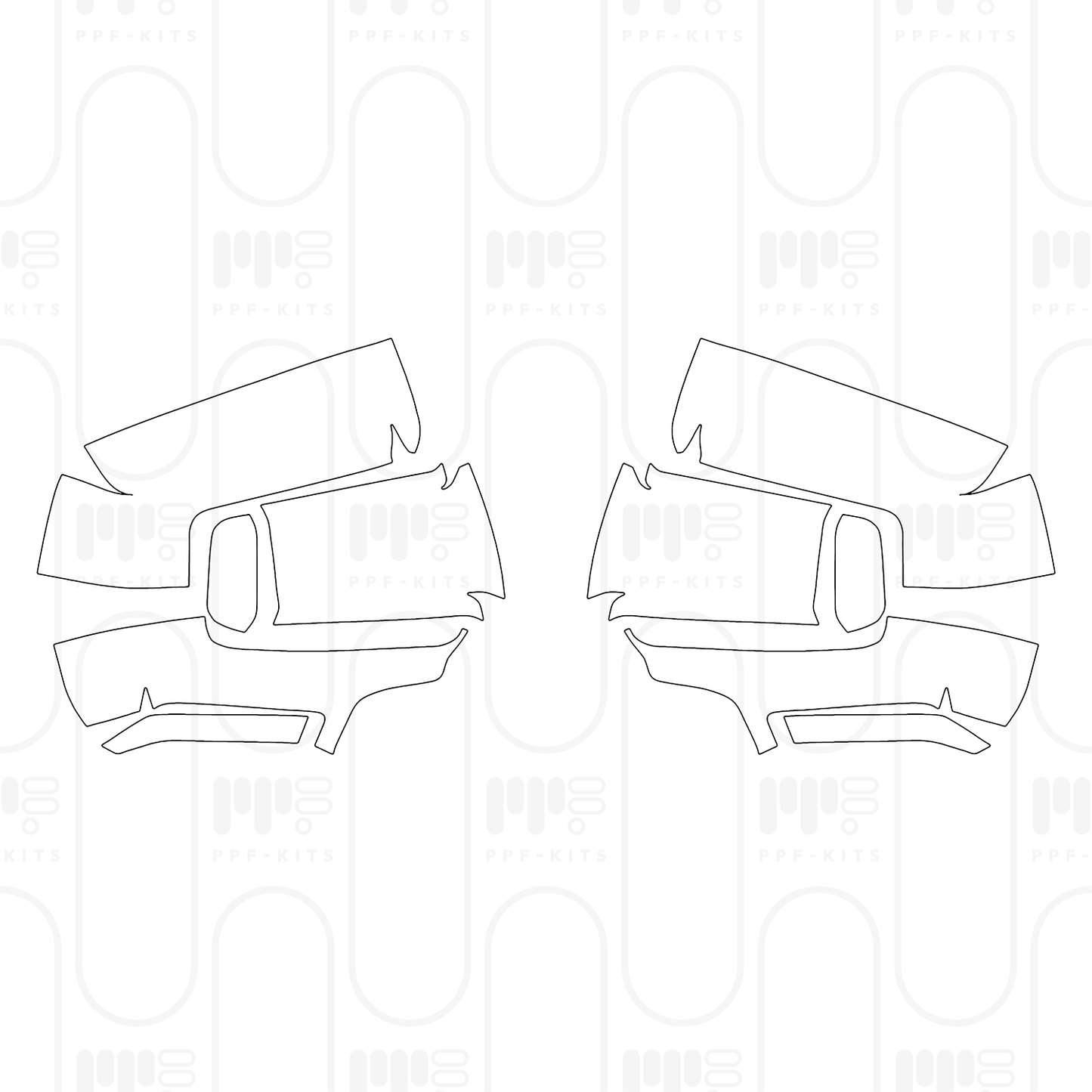 Pre-Cut PPF GMC Sierra 1500 Crew Cab AT4 2026