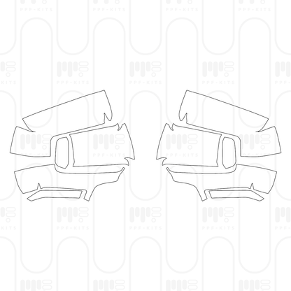 Pre-Cut PPF GMC Sierra 1500 Crew Cab AT4 2026