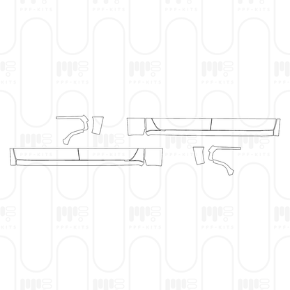 Pre-Cut PPF GMC Sierra 1500 Crew Cab AT4 2026