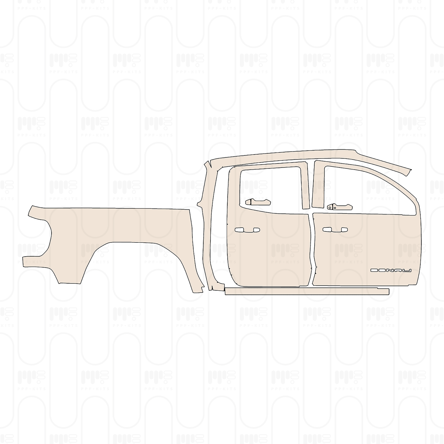 PPF precortado GMC Canyon Denali 2025
