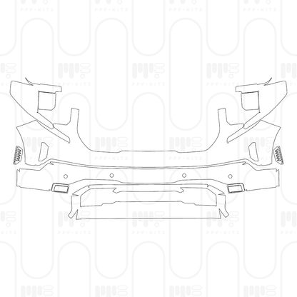 Pre-Cut PPF GMC Sierra 1500 Crew Cab AT4 2026