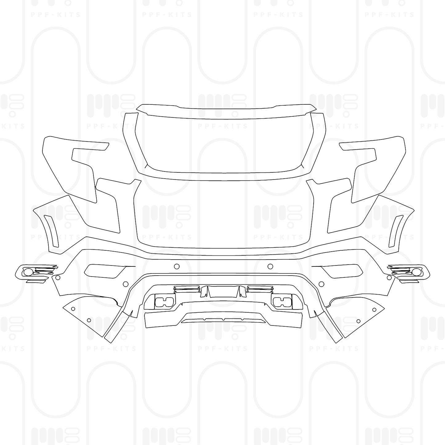 Pre-Cut PPF GMC Yukon AT4 2025