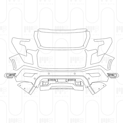 Pre-Cut PPF GMC Yukon AT4 2025