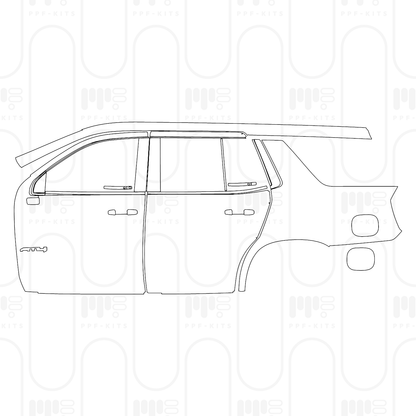 Pre-Cut PPF GMC Yukon AT4 2025