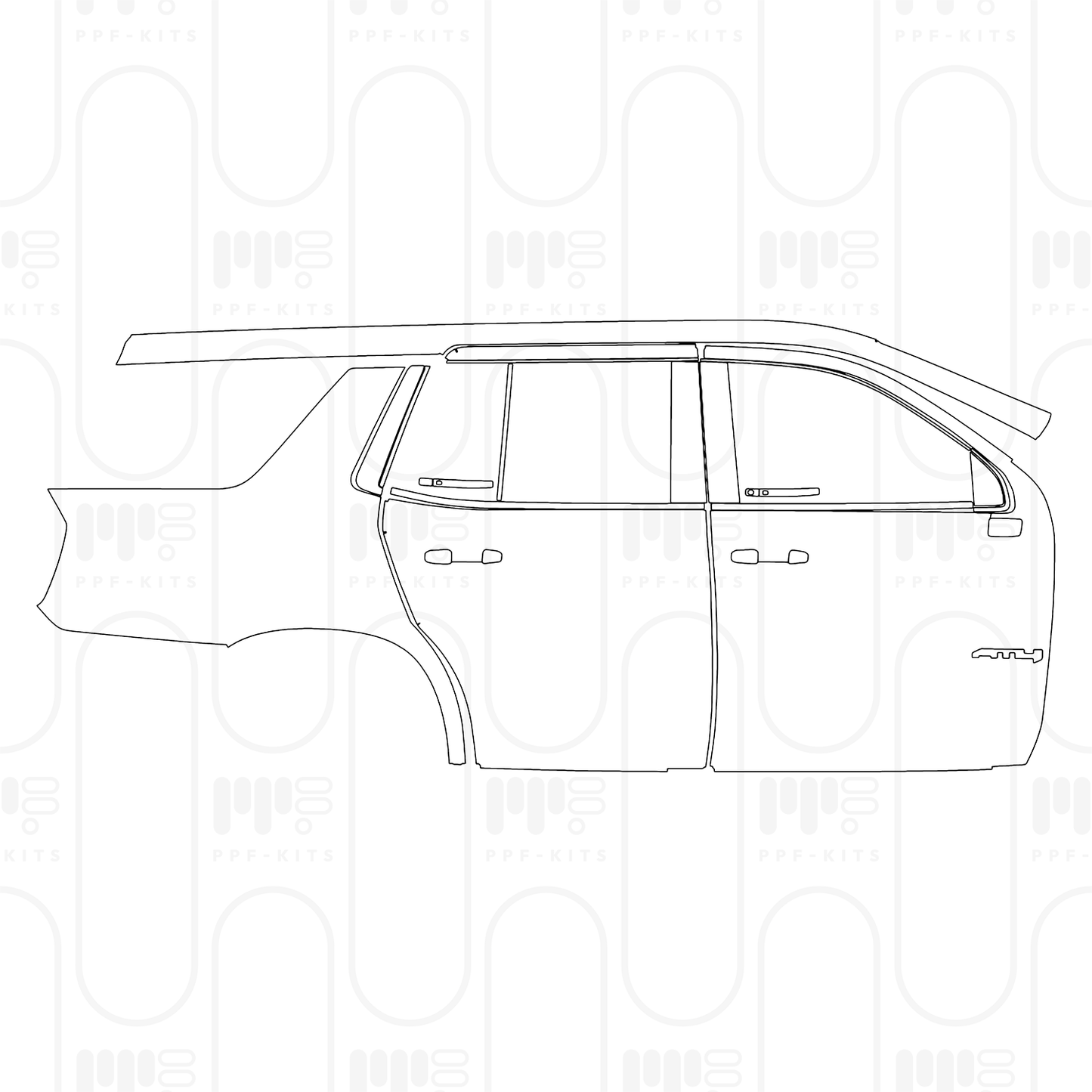 Pre-Cut PPF GMC Yukon AT4 2025