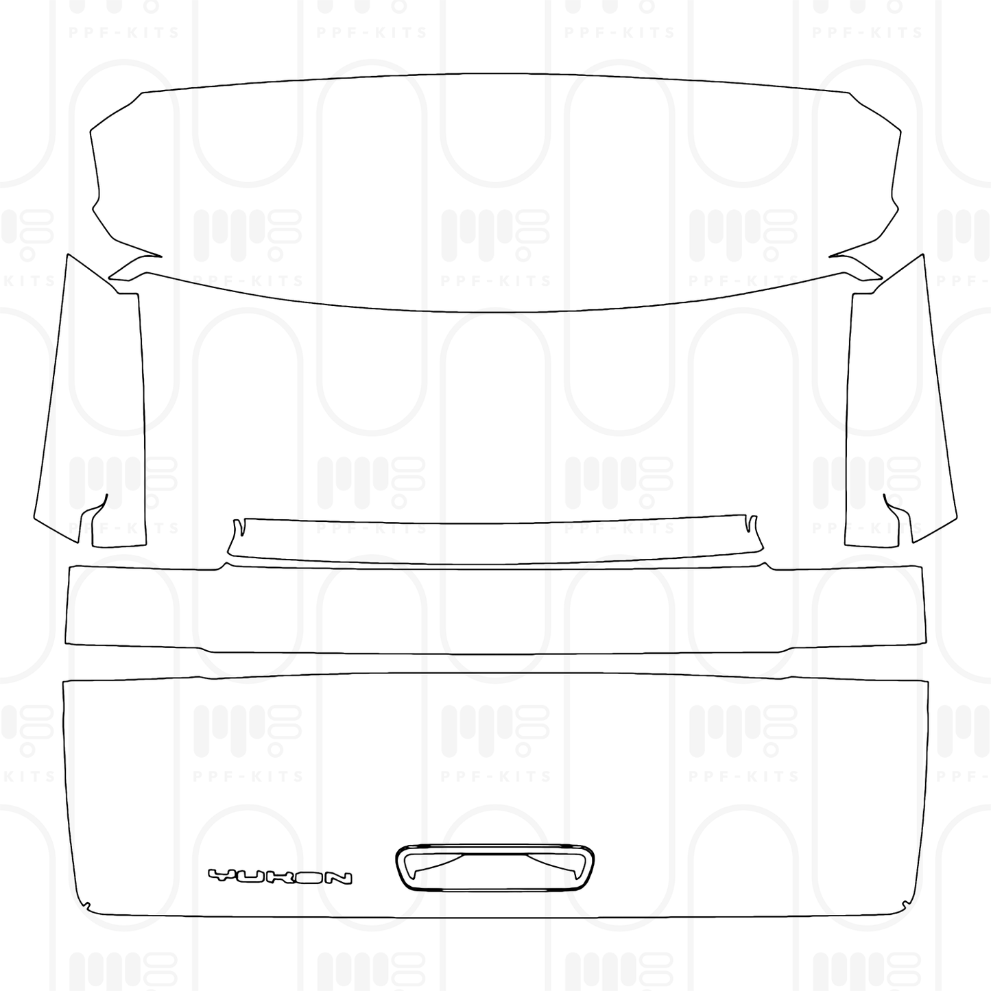 Pre-Cut PPF GMC Yukon AT4 2025