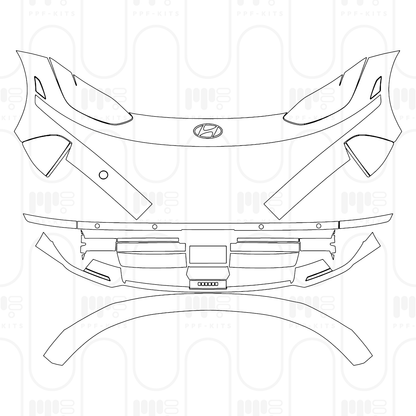 Pre-Cut PPF Hyundai IONIQ 6 (US) SE 2025