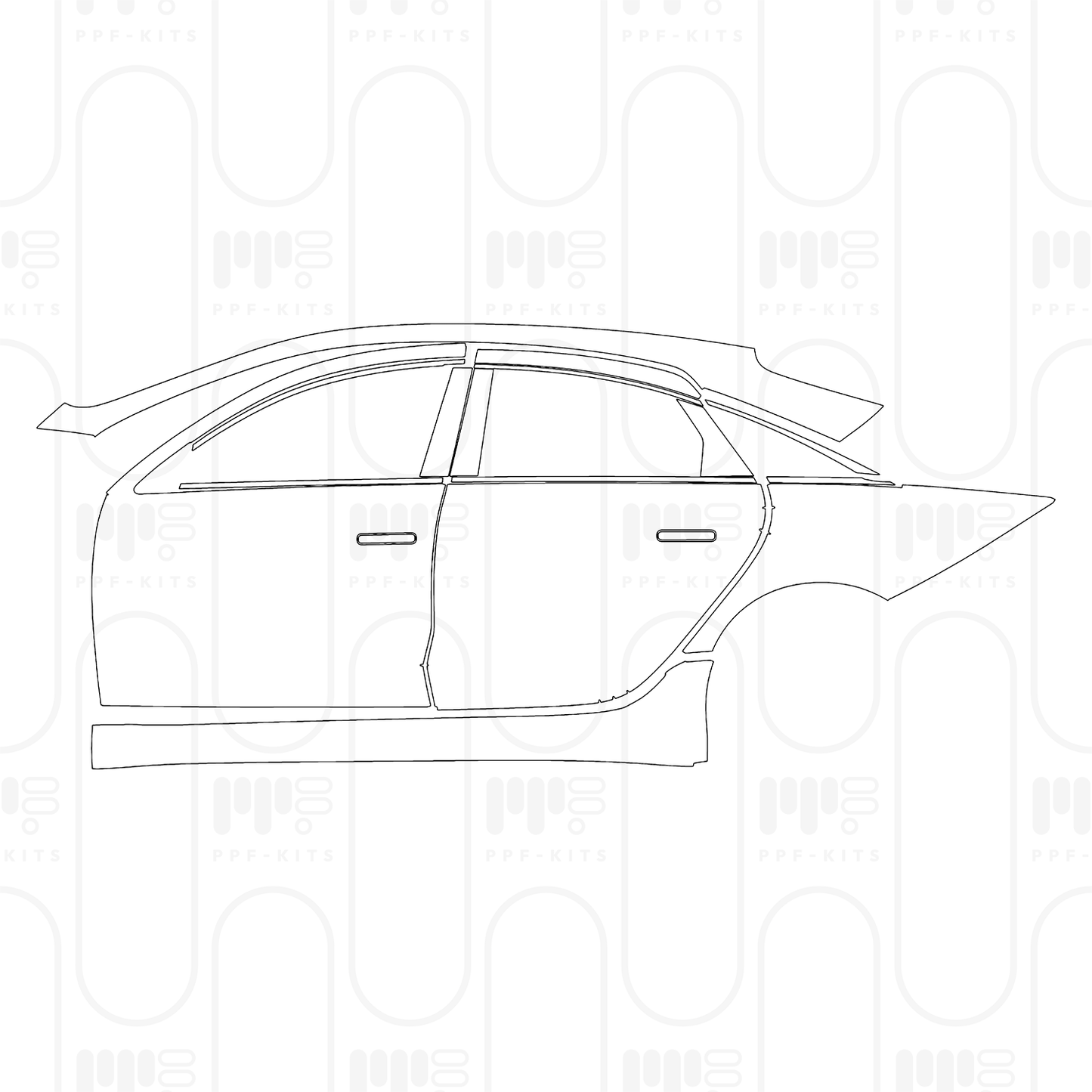 Pre-Cut PPF Hyundai IONIQ 6 (US) SE 2025