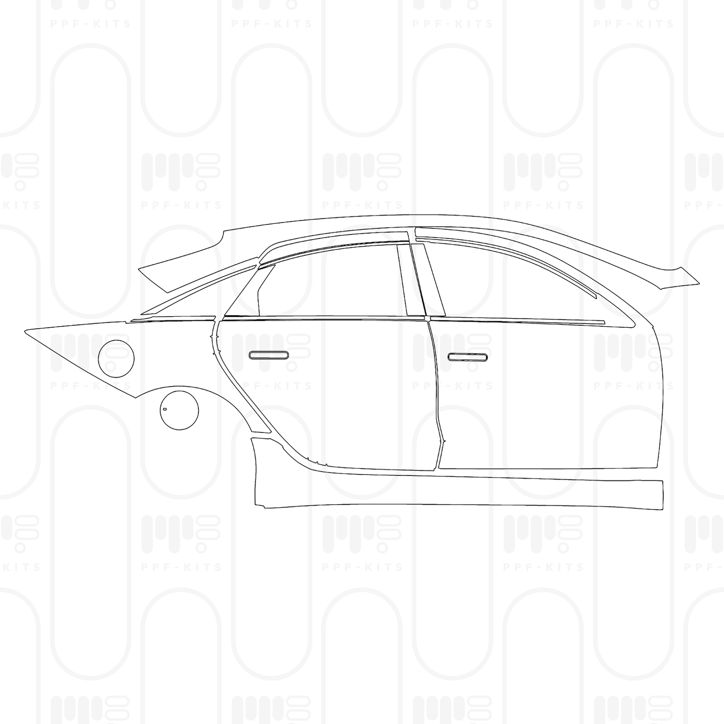 Pre-Cut PPF Hyundai IONIQ 6 (US) SE 2025
