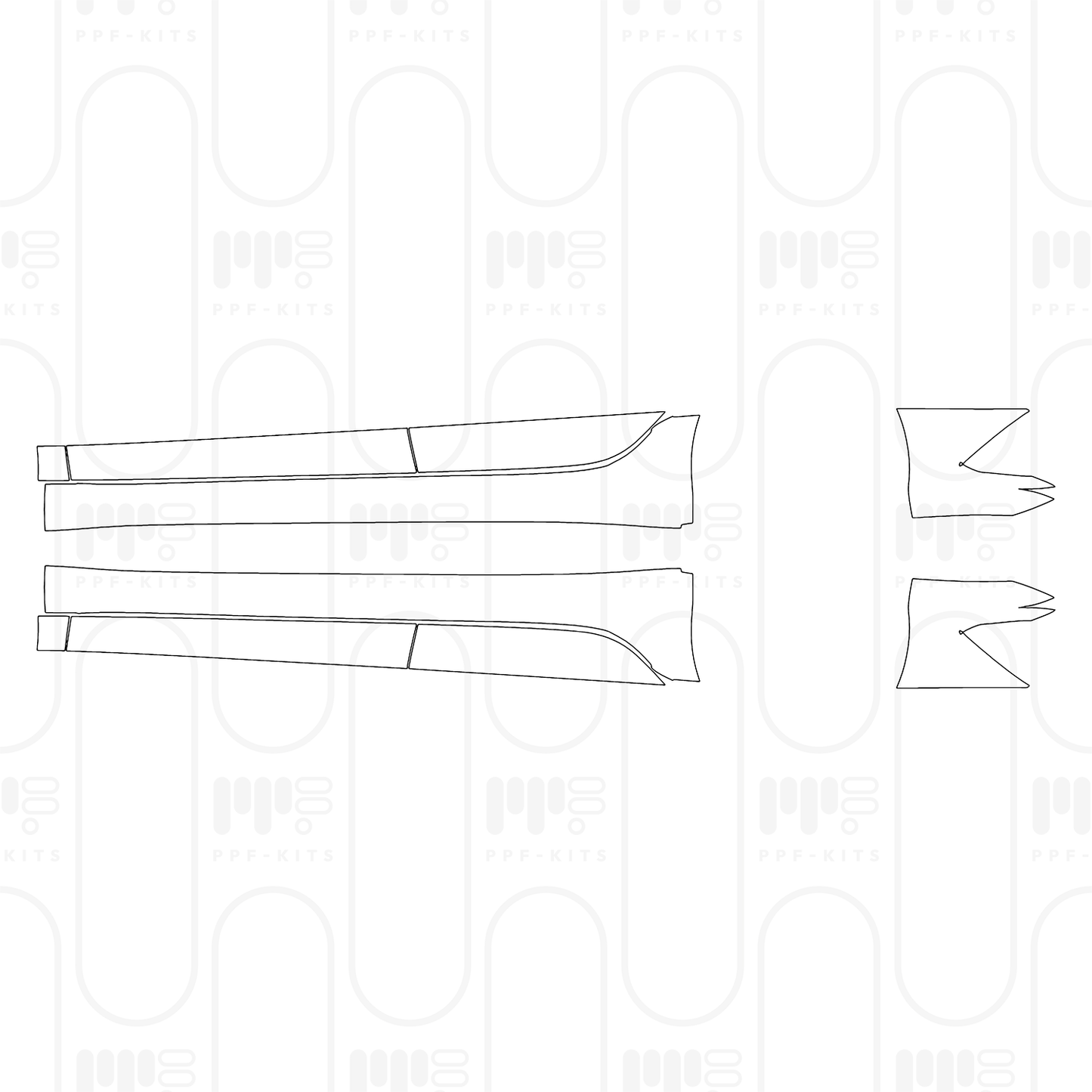 Pre-Cut PPF Hyundai IONIQ 6 (US) SE 2025