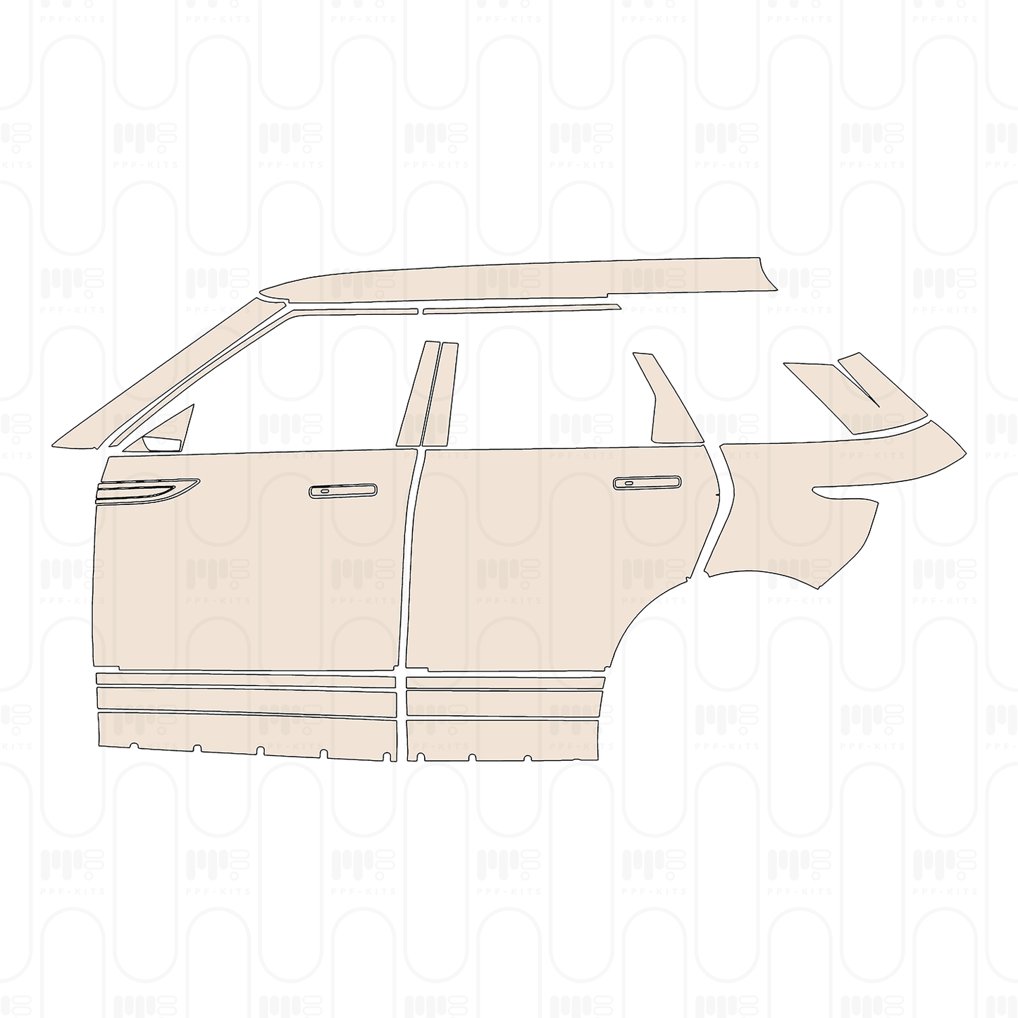 PPF precortado Land Rover Range Rover Evoque Standard Wheelbase R-Dynamic 2026