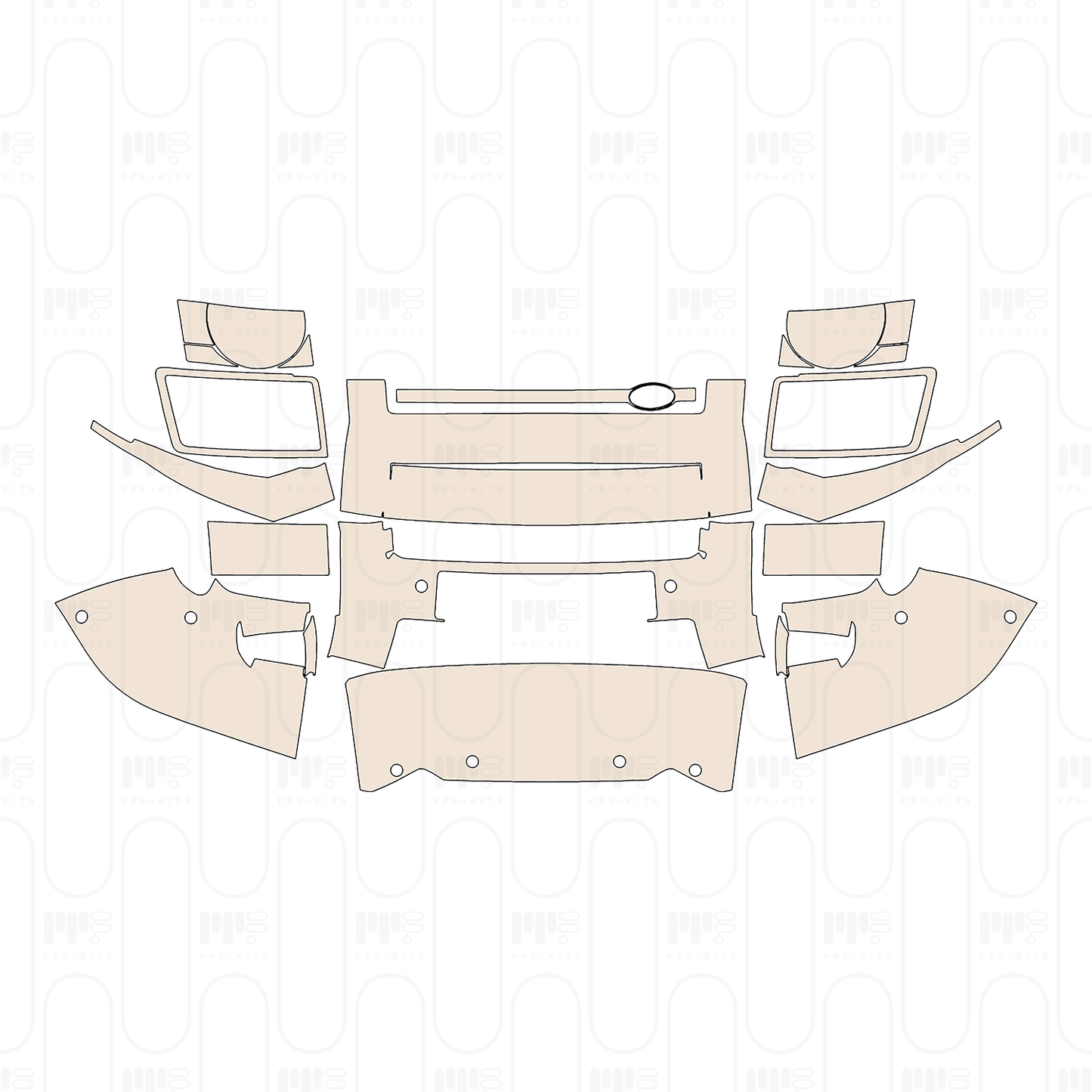 PPF precortado Land Rover Defender 110 V8 2026