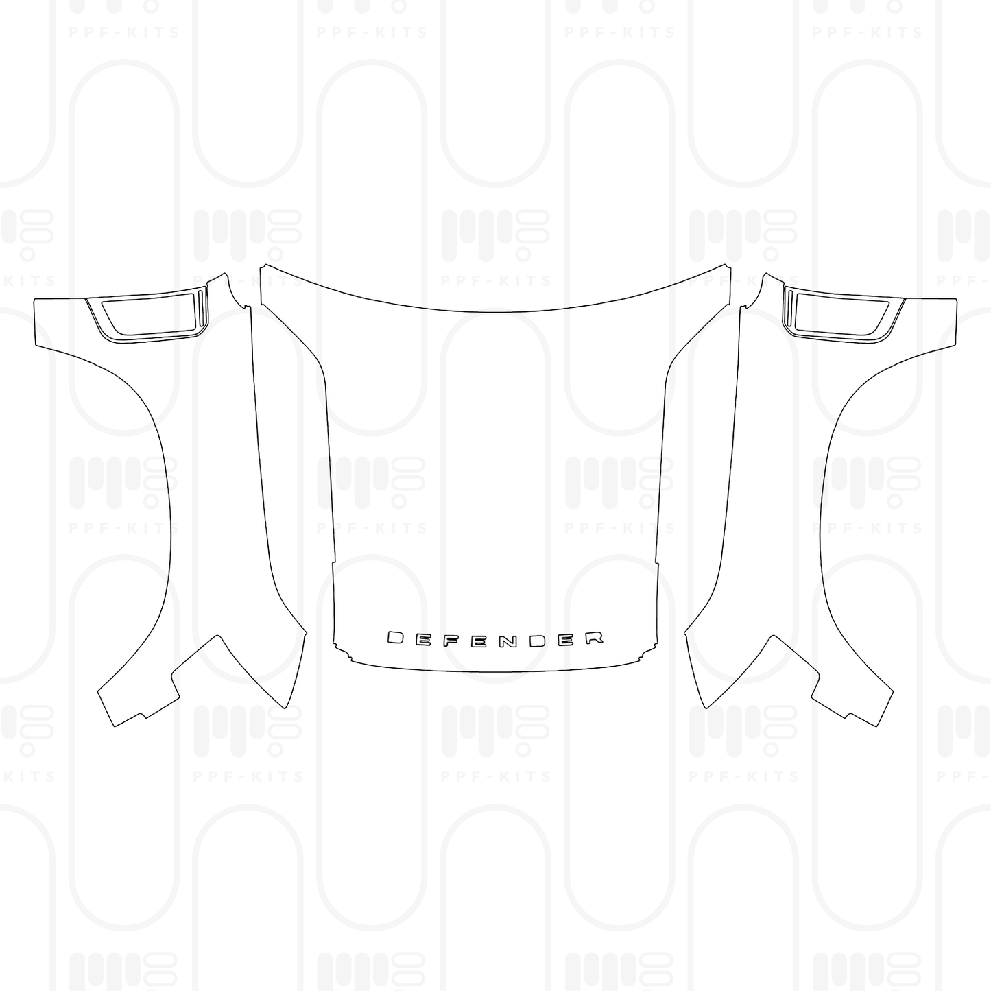 Pre-Cut PPF Land Rover Defender 90 X 2025