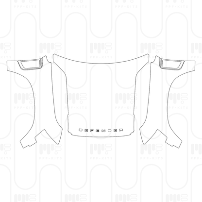 Pre-Cut PPF Land Rover Defender 90 X 2025