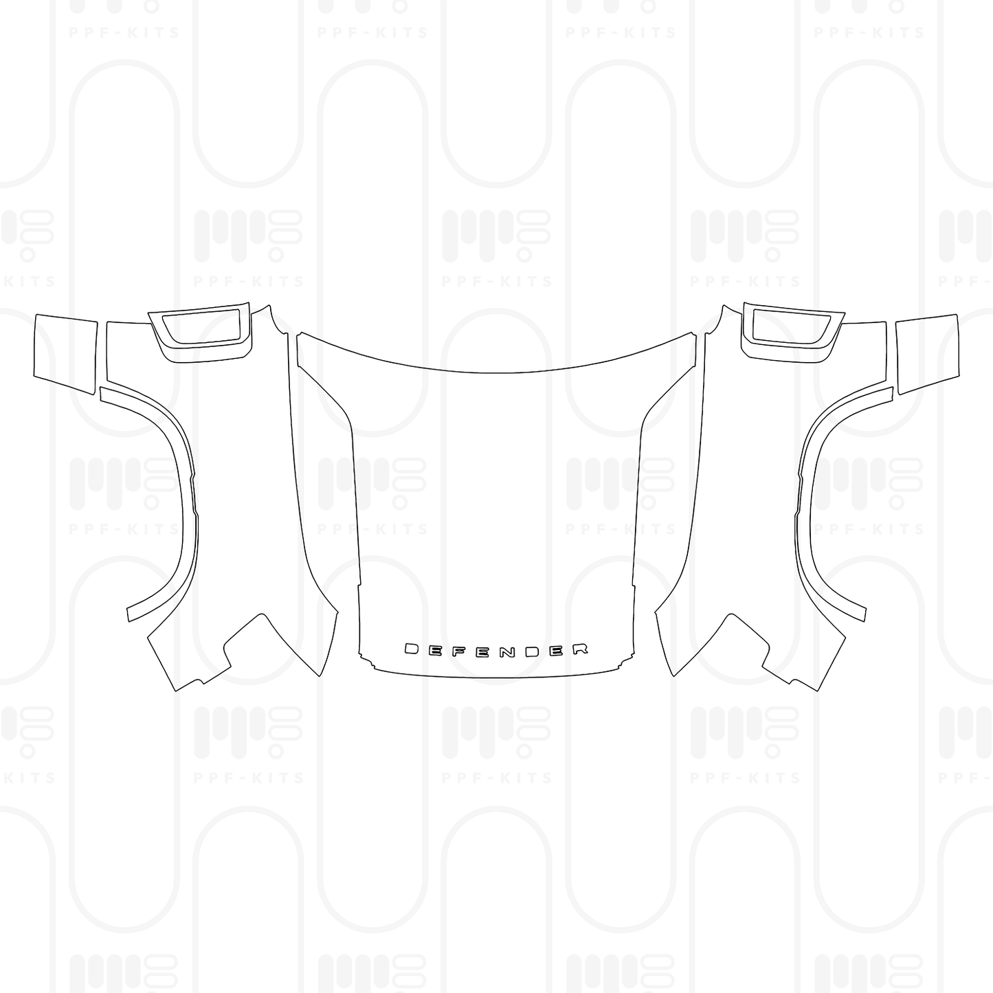 Pre-Cut PPF Land Rover Defender 90 X 2025