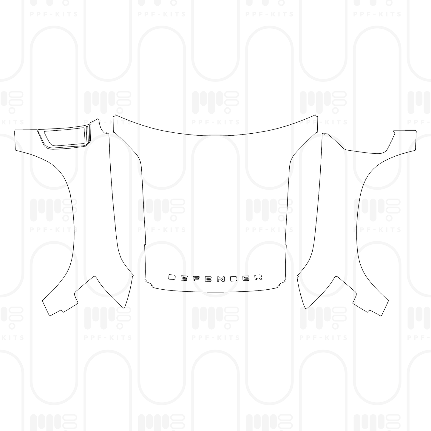 Pre-Cut PPF Land Rover Defender 90 X 2025