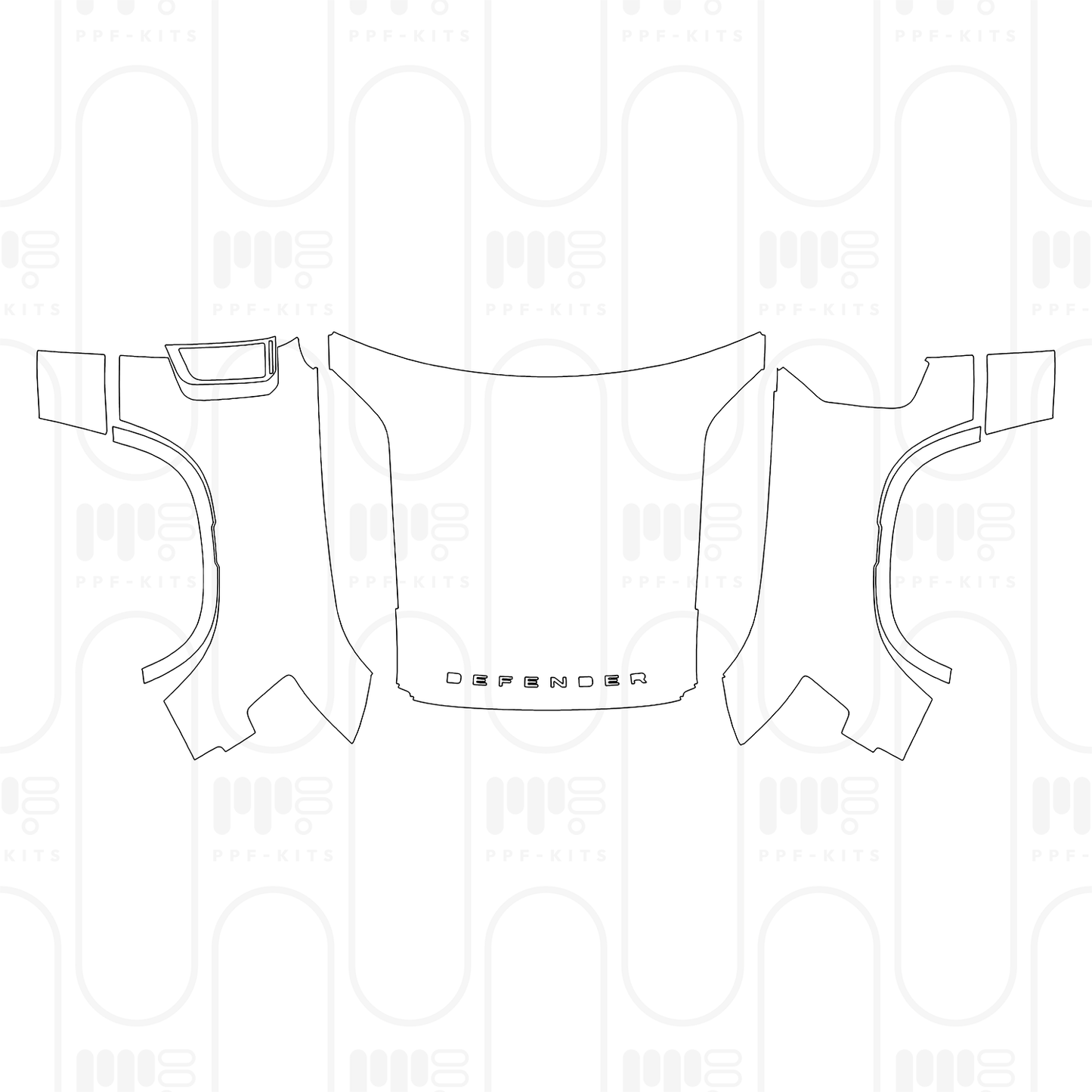 Pre-Cut PPF Land Rover Defender 90 X 2025