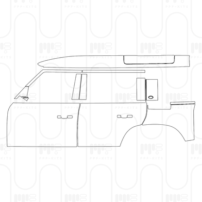 Pre-Cut PPF Land Rover Defender 110 X-Dynamic 2025
