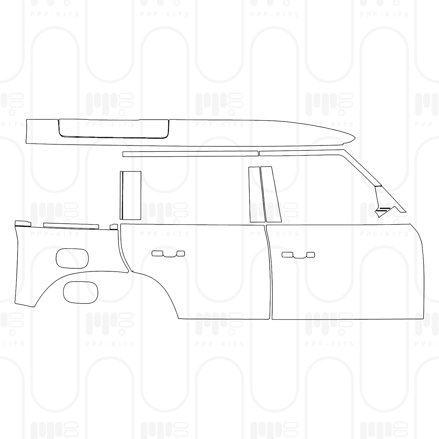 Pre-Cut PPF Land Rover Defender 110 X-Dynamic 2025