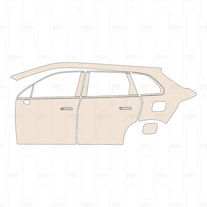 (left) Door+Rear Fender+Side Skirt