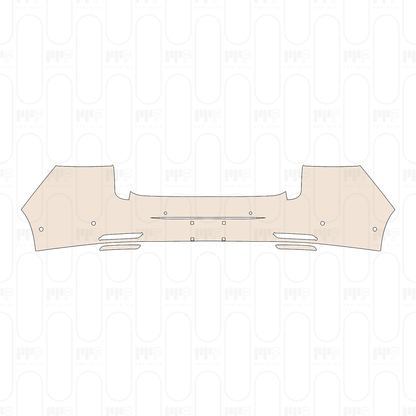 Rear Bumper with 6 PDC (Parking Sensors)