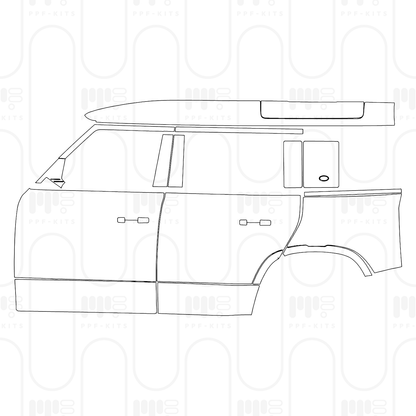 Pre-Cut PPF Land Rover Defender 110 X-Dynamic 2025