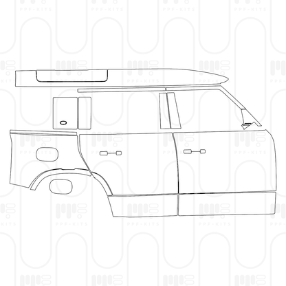 Pre-Cut PPF Land Rover Defender 110 X-Dynamic 2025