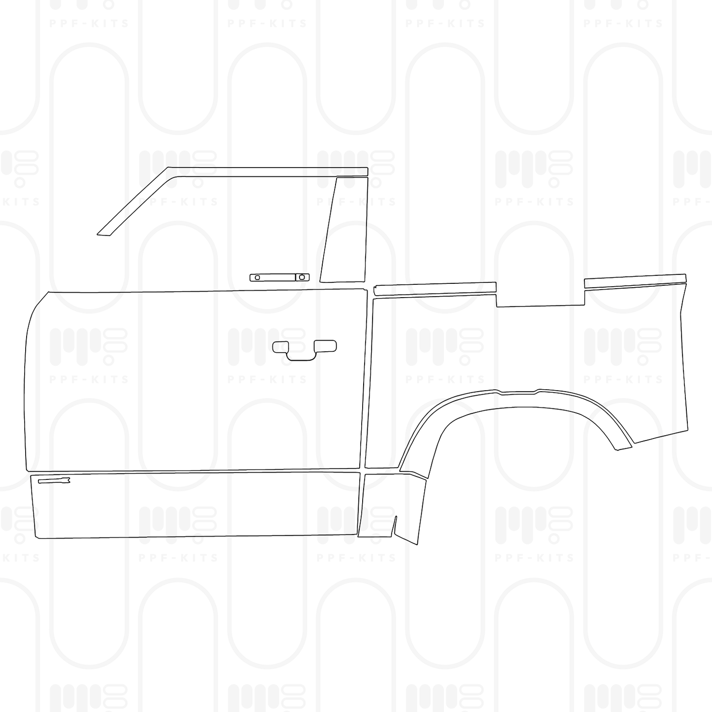 Pre-Cut PPF Land Rover Defender 90 X 2025